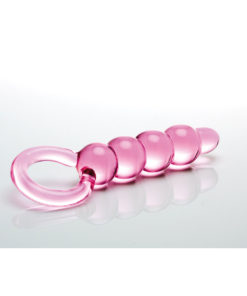 Sex Kitten Pink Glass String of Pearls Anal Beads 2