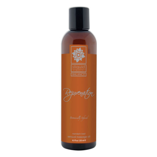 Sliquid Organics Erotic Massage Oil Rejuvenation 8.5oz 2