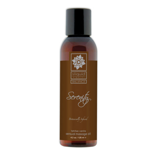 Sliquid Organics Erotic Massage Oil Serenity 4.2oz 2