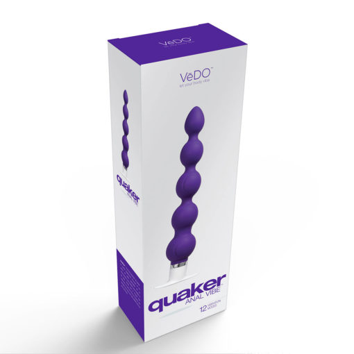 VeDO Quaker Anal Vibe Vibrator- Women's - Indigo 2