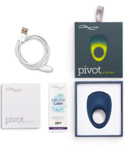 We-Vibe Pivot Cock Ring Complete Box Contents