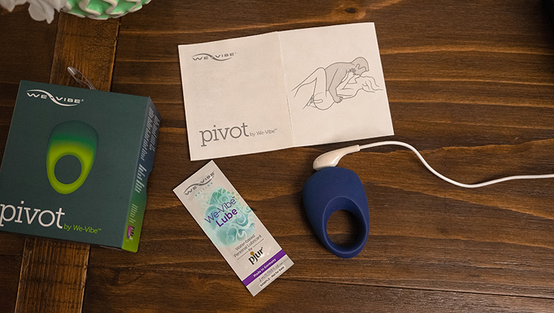 We-vibe Pivot Cock Ring Box Contents and Instructions