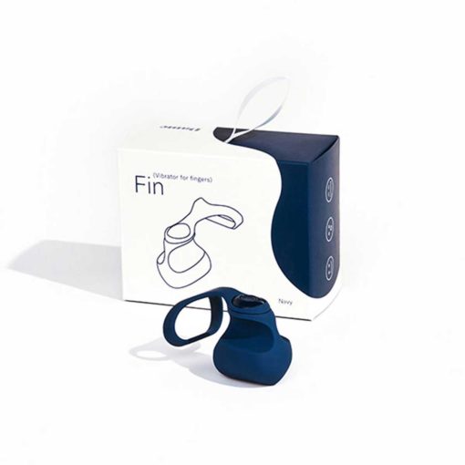 Fin by Dame Navy and packaging box
