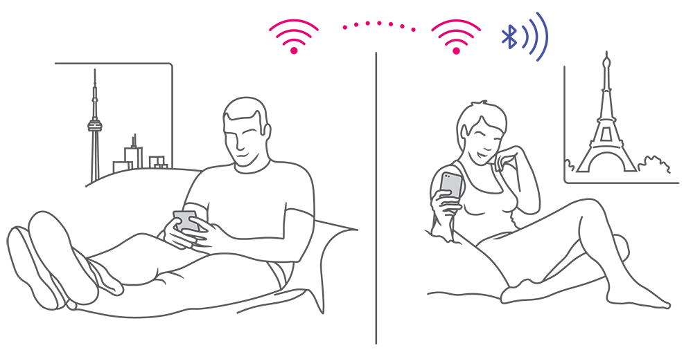 couple using we-vibe Jive play together in different locations