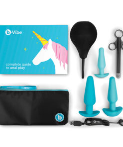 b-vibe anal training kit three plugs, instructions and carrying case