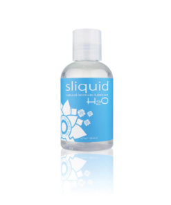 Sliquid Sea H20 Lubricant bottle on white background