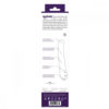 VeDO Quiver PLUS Purple Rechargeable back of packaging