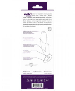 VeDO Wild Duo Vibrator Purple packaging back