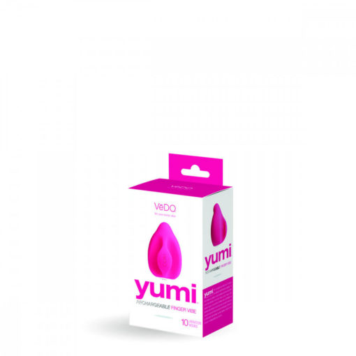VeDO Yumi Finger Vibrator Pink front of packaging