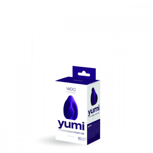 VeDO Yumi Finger Vibrator Purple front of packaging