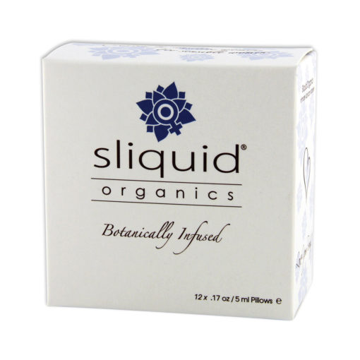 Sliquid Organics Lube Cube 12 pk box front