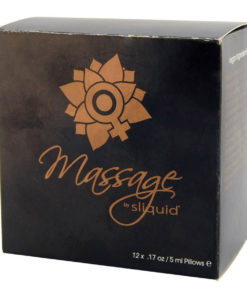 Sliquid Massage Oil Cube 12pk box front