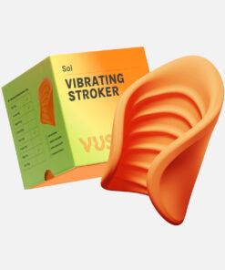 Vush Sol Vibrating Stroker with box