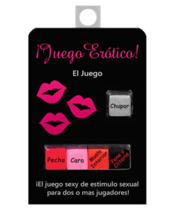 Juego Erotico Dice (Let's Fool Around Dice in Spanish)