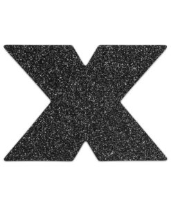 Alternative view of Bijoux Indiscrets Flash Pasties - Black Crosses