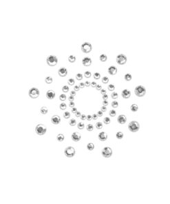 Alternative view of Bijoux Indiscrets Mimi Jewel Pasties - Silver