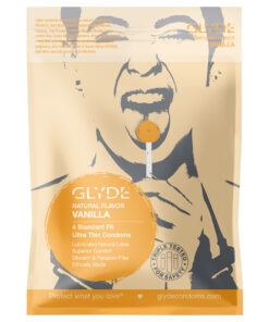 Glyde Organic Vanilla Condoms 4pk