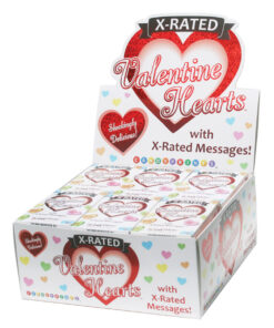 X-Rated Valentine Hearts Candy 24pc Display