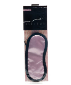 Alternative view of Sex Kitten Pink Satin with Black Trim Eye Mask