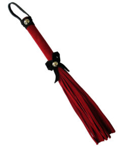 Love Knot Mini Flogger w/ Bow - Red
