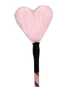 Heart Fluff Tip Crop - Pink