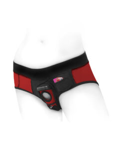 Alternative view of SpareParts Tomboi Harness Red/Blk Nylon - XS