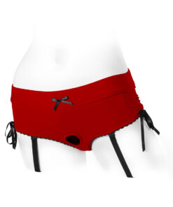 Alternative view of Spareparts Sasha Harness Red/Blk Nylon - XS