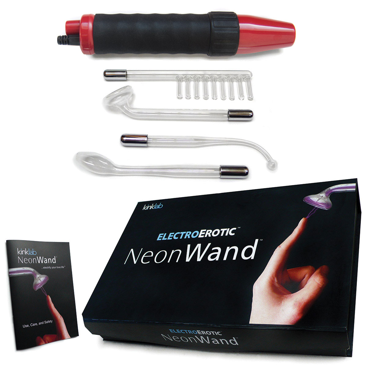 Neon Wand Red w/Red Handle - Image 3
