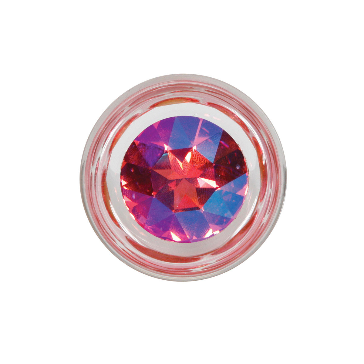 Crystal Delights Pineapple Delight Plug w/ Pink Crystal - Image 2
