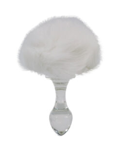 Crystal Delights Magnetic Bunny Tail - White