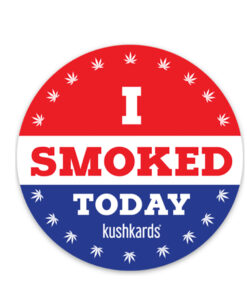 I Smoked Today Stickers 3pk