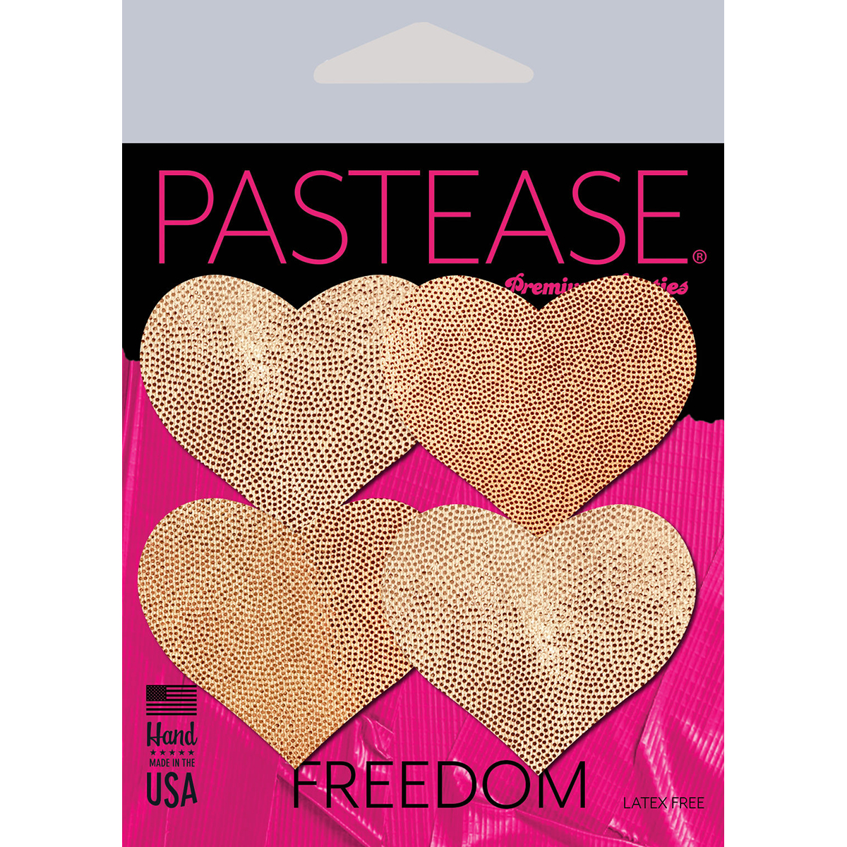 Pastease Petite Hearts 4pc - Rose Gold - Image 2
