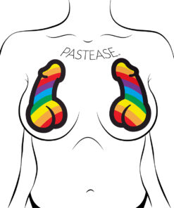 Alternative view of Pastease Pride Rainbow Penises