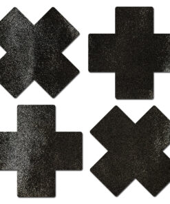 Pastease Petite Crosses 4pc - Black