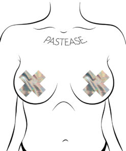 Alternative view of Pastease Silver Hologram Crosses