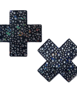 Pastease Crystal Crosses Black