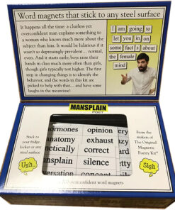 Alternative view of Magnetic Poetry Kit: Mansplain Edition