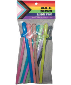 All Dicks Naughty Straws 11pk