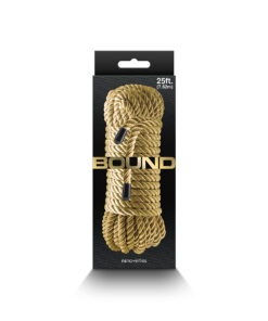 Alternative view of Bound Rope 25ft - Gold