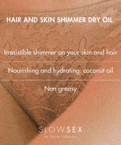 Alternative view of Bijoux Indiscrets Slow Sex Hair & Skin Shimmer Dry Oil