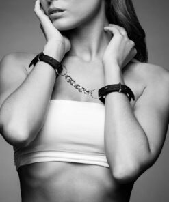 Bijoux Indiscrets Maze Thin Cuffs - Black