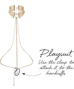 Alternative view of Bijoux Indiscrets Desir Metallique Collar - Gold