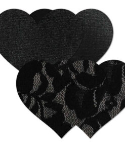 Nippies Basics Black Hearts - Size C