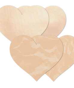 Nippies Basics Crme Hearts - Size C