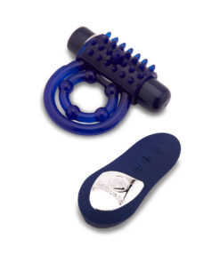 Nu Sensuelle Endure Remote Control Couple's Ring - Blue