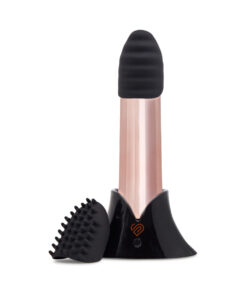 Nu Sensuelle Point Plus 20 Function Bullet with Sleeves - Rose Gold