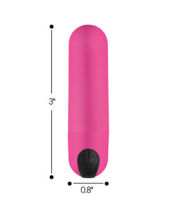 Alternative view of BANG! Vibrating Bullet w/ Remote  Pink