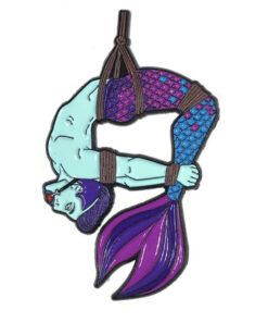 Geeky & Kinky Blue Merman Pin