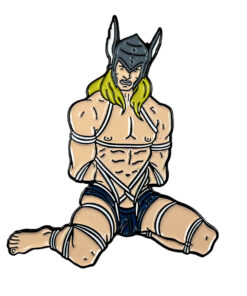 Geeky & Kinky Thor Rope Bound Pin
