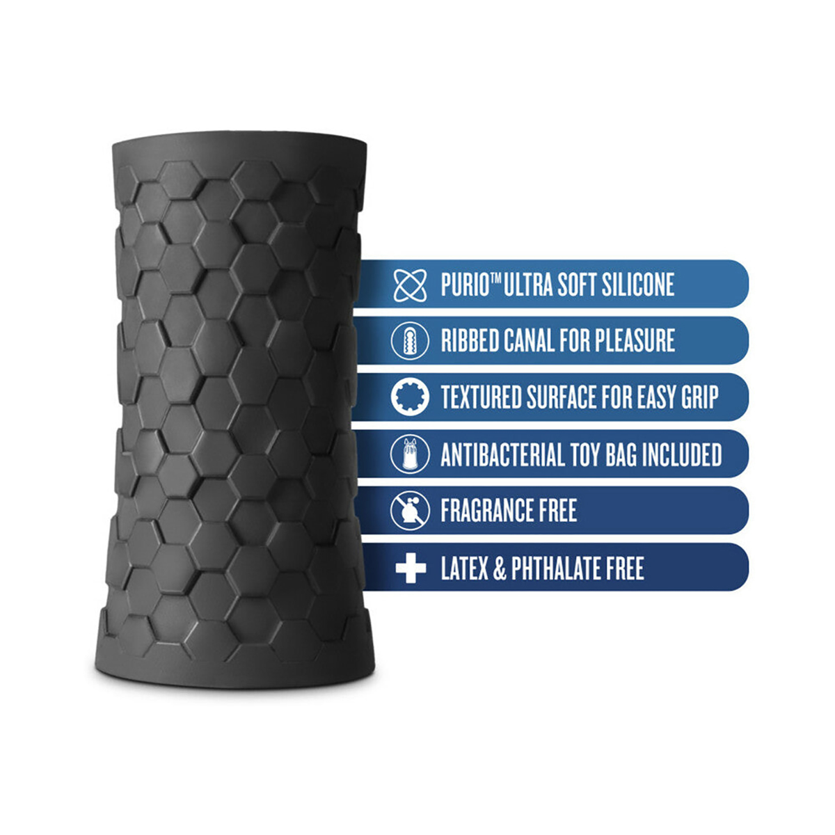 M Elite Platinum Hekx Stroker Black - Image 4